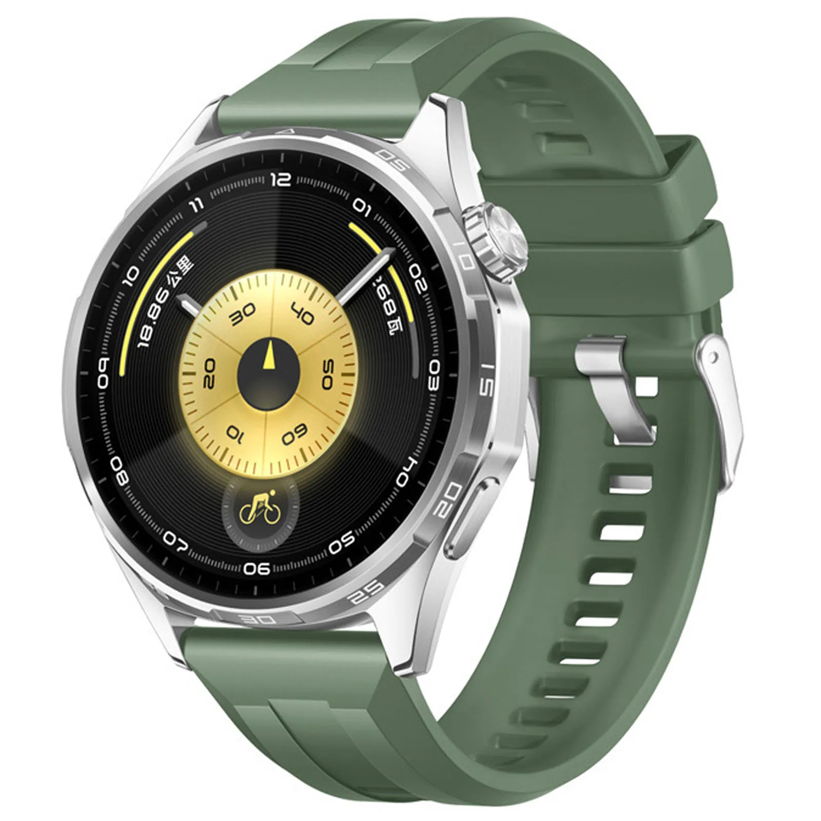 Sport Silicone Strap - 22mm Premium Bracelet Watchband, Universal Fit