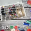 36 Compartments Plastic Craft Storage Box, Adjustable Compartment Jewelry Storage, Storage Box With Detachable Divider And Lid, 1