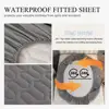 Waterproof Thicken Mattress Pad Protector Skin-Friendly Durable Fitted Sheet Bed Cover Latex Mat Cover 120x200 150x200 180x200 3