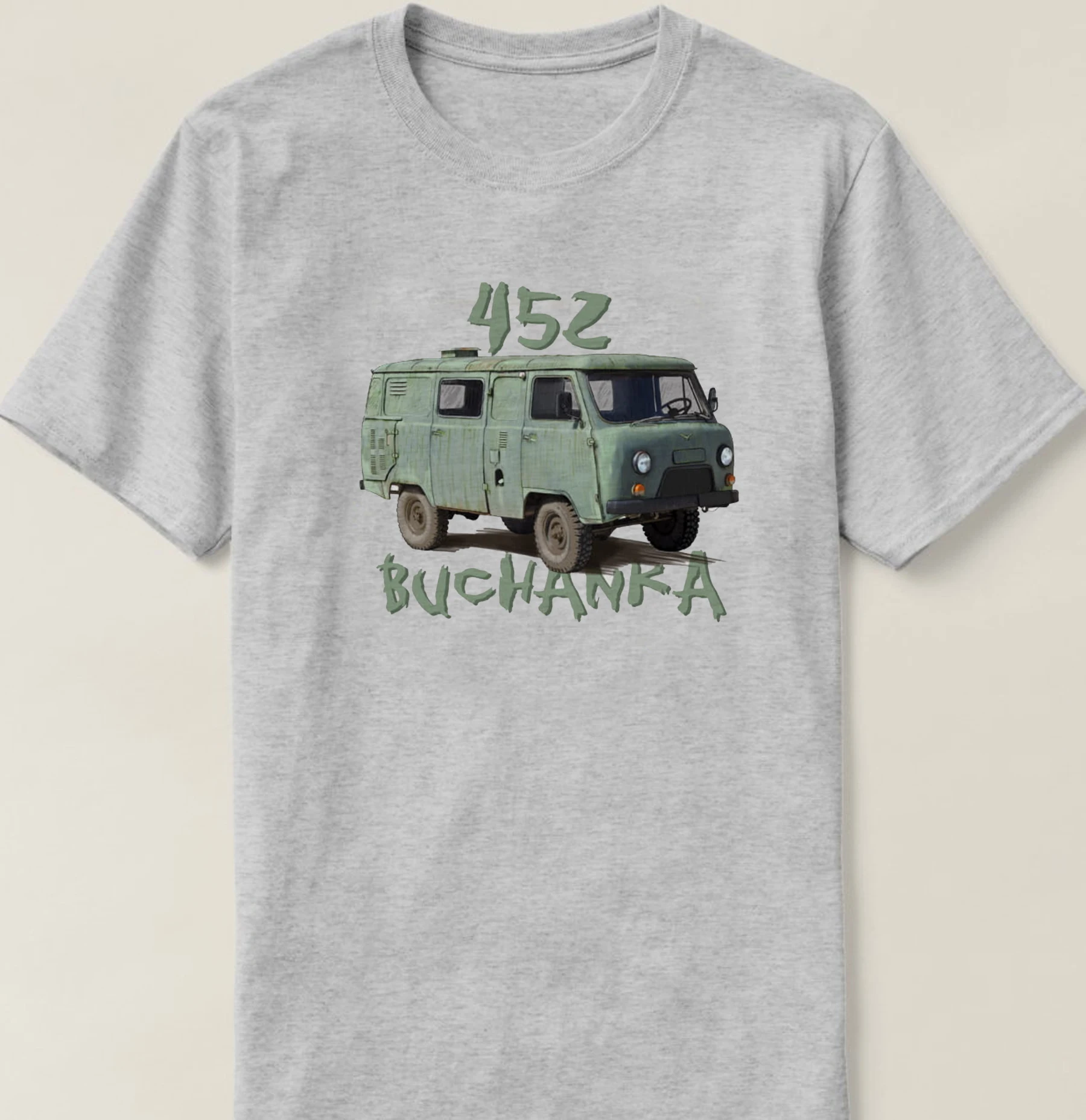 Russian UAZ-452 Buchanka Wheeled Multipurpose Vehicle T-Shirt. Summer Cotton Short Sleeve O-Neck Mens T Shirt New S-3XL 3