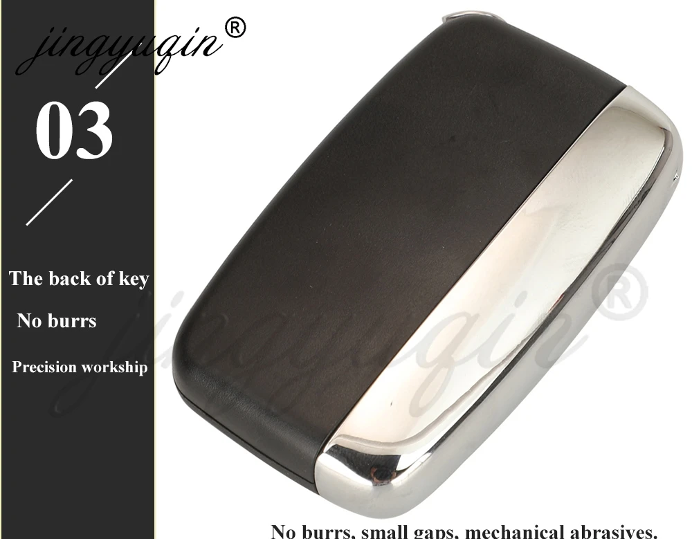 Jingyuqin Bearbeitbarer ID 433 MHz Fernbedienung Autoschlüssel für Jaguar XJ XF XE F PACE Land Rover Range Rover Sport Vogue Evoque Velar KOBJTF10A – Detail 9