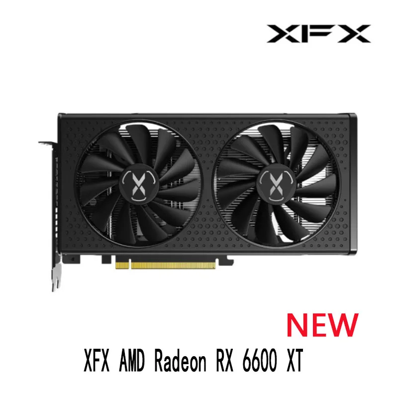 XFX AMD Radeon RX 6600 XT  8GB  GDDR6 HDMI DP 128-bit  7nm  6600XT NEW graphics card for gaming pc