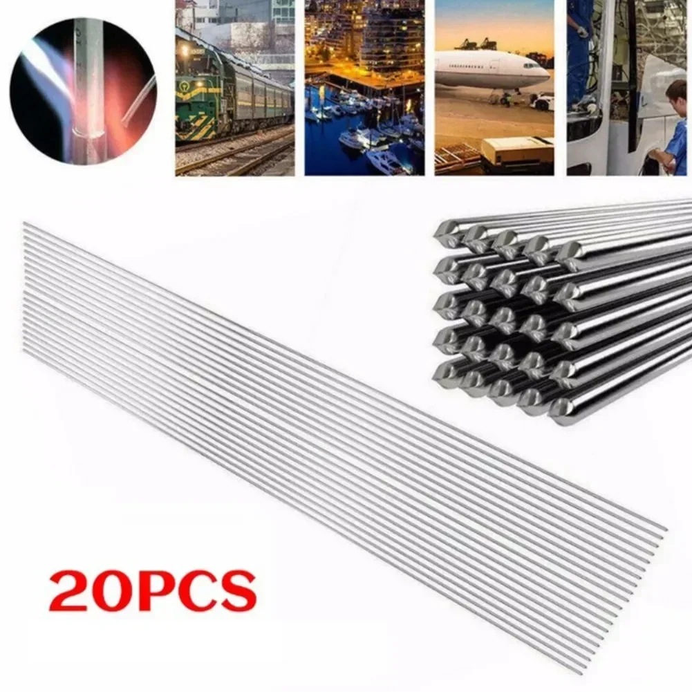 20pcs 1.6mm ER316L Stainless Steel TIG Welding Rods 330mm Long Solder Wire Electrode Welding Soldering Rod Tool Parts welding rods