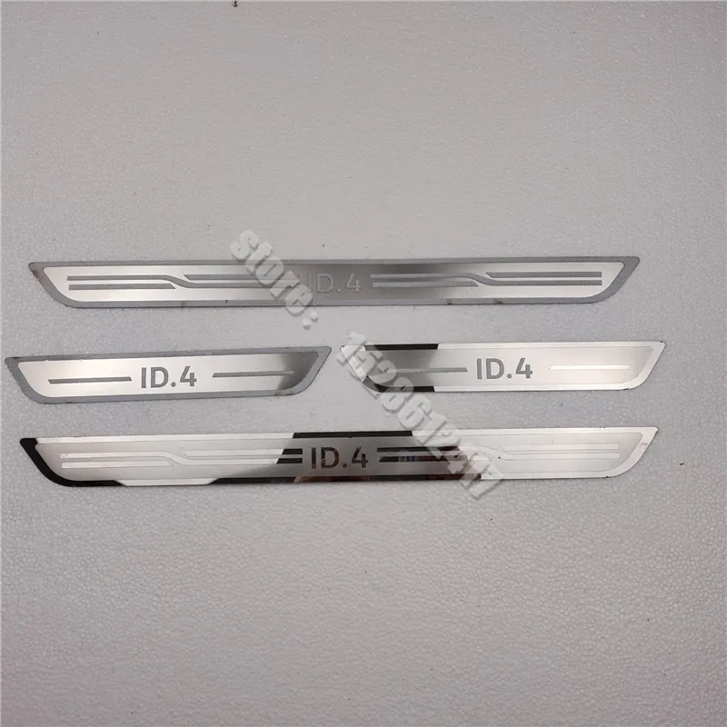 

for Volkswagen ID.4 crozz VW ID4 2020 2021-2024 Welcome Pedal Door Sill Scuff Plate Kick Guard Pedal Threshold Step Protector