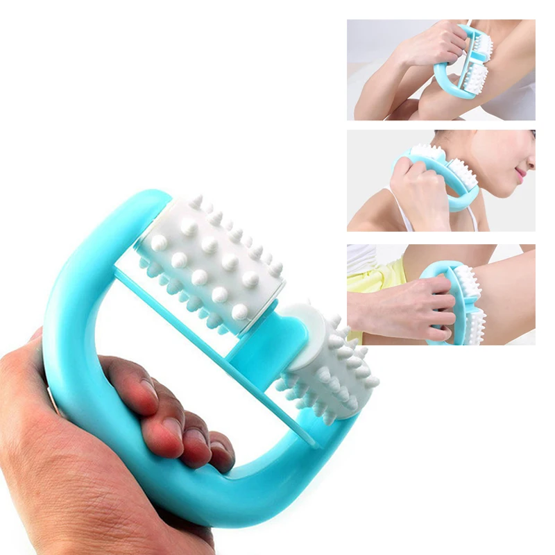 

D Type Fat Burner Roller Massage Anti Cellulite Weight Loss Leg Abdomen Neck Buttocks Cellulite Massager Slimer Health Care Tool