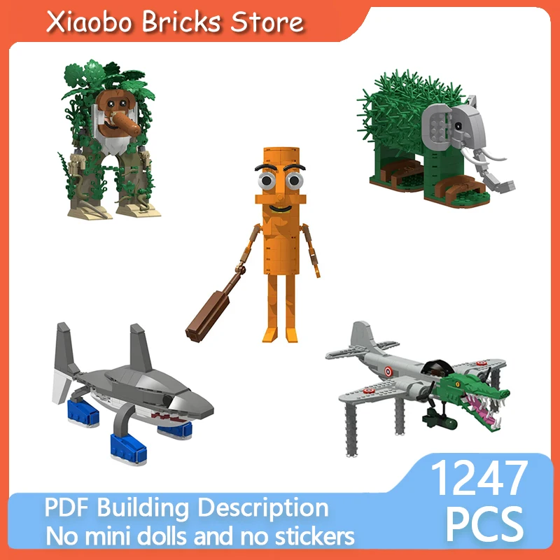 Popular Anime Model MOC Building Bricks Mountain And Sea Monsters ...