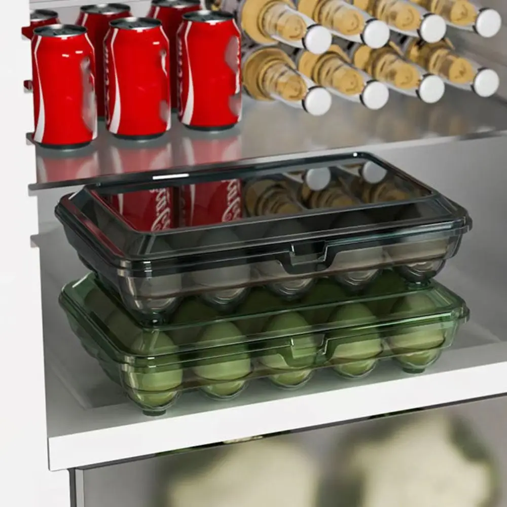 Egg Storage Box 10/15 Grids for Outdoor Camping Picnic
