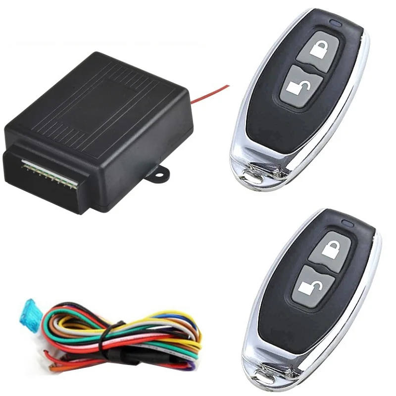 12V DC Universal Car Remote Central Kit Door Lock Keyless Alarm System Central Locking With Auto Remote Kit