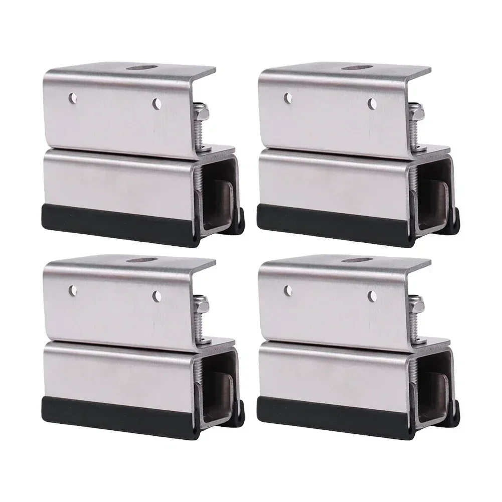 Supports De Montage Galerie Toit Fourgon EffiFish - Acier Inox 304, Lot De 6, Pour Promaster Boxer Ducato Jumper, Panneaux Solaires