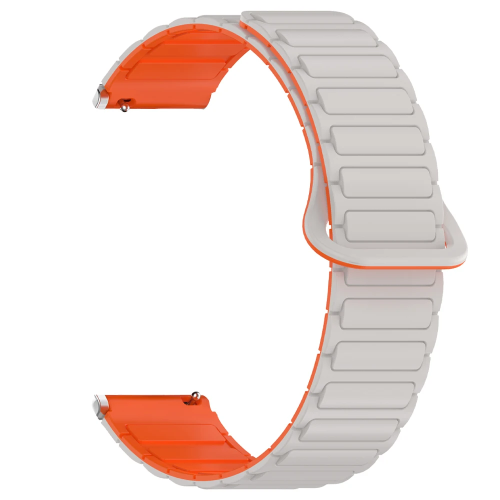 Magnetic Loop Silicone Smartwatch Strap - 22mm Adjustable Band