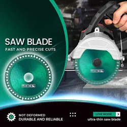 Multifunctional Cutting Disc Professional Composite Cutting Saw Blade Suitable for Rock Slabs Marble HR