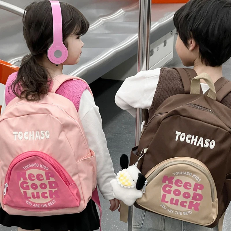

2024 Children School Backpack for Girls Boys Fashion Kindergarten Baby Kids Bag Travel Portable Child Backpack