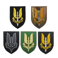 UK Special Air Service Regiment SAS Flag Embroidered Patches GB Great Britain Flags Patch Military Patches  3D Embroidery Badges - Image 4