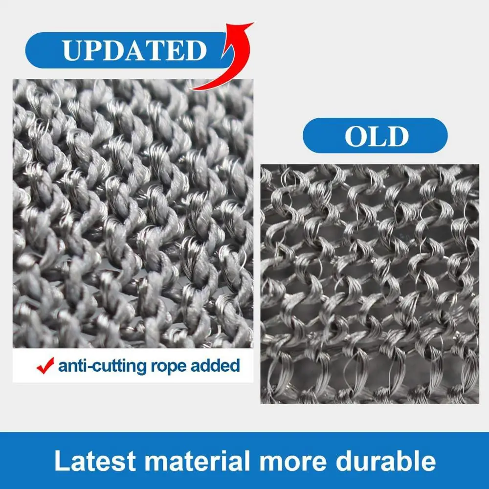 Stainless Steel wire Mesh Resistant Gloves Knife Cutting Gloves For Meat Cutting Oyster Shucking Chopping and Peeling anti cut gloves cut resistant gloves protective gloves