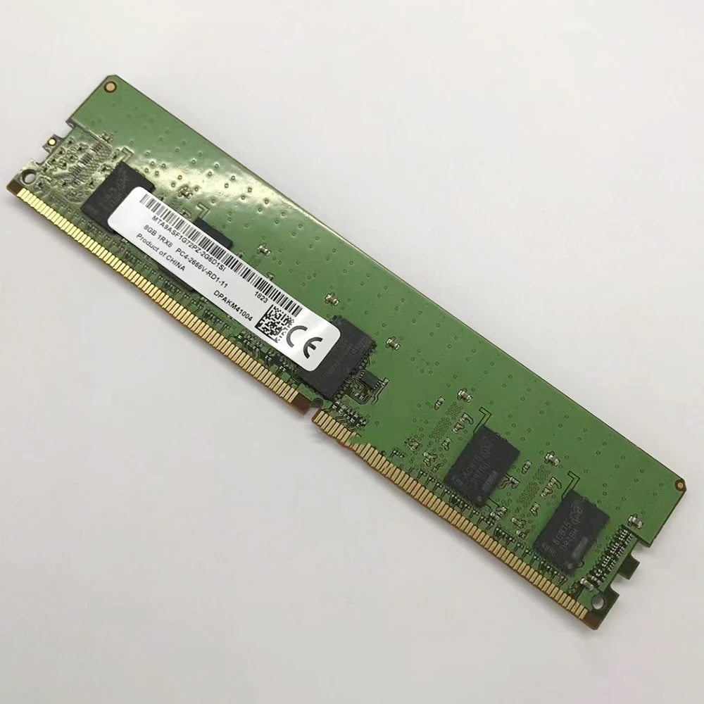 

1 шт. для MT MTA9ASF1G72PZ-2G6D 8G 8GB 1RX8 DDR4 2666 PC4-2666V-RD1-11 RDIMM Серверная память Быстрая доставка Высокое качество