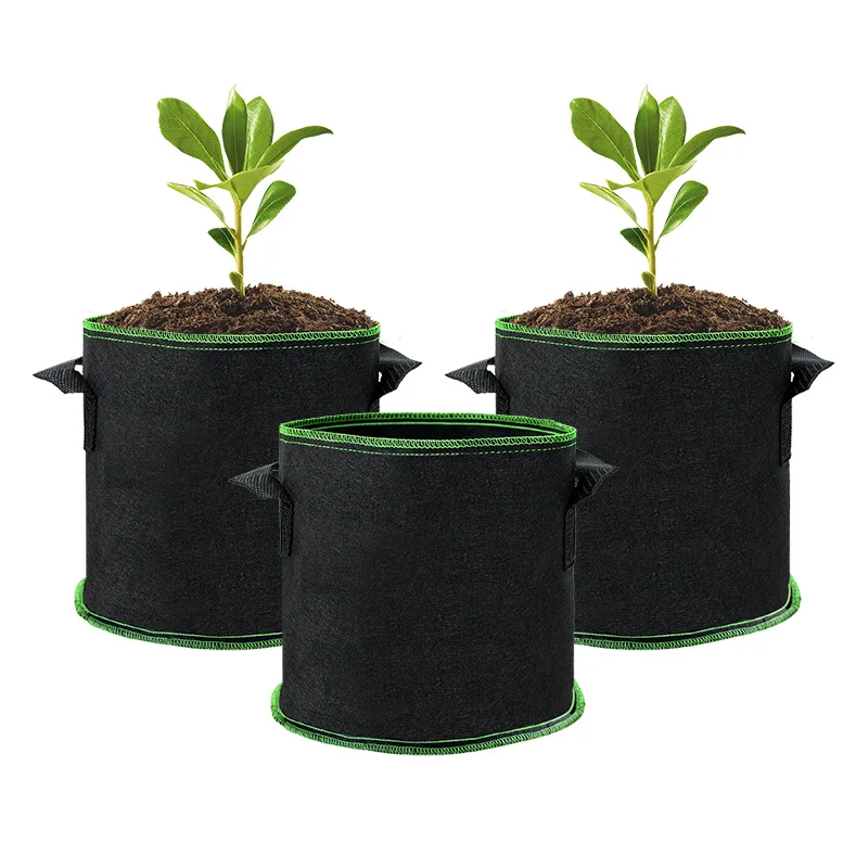 

Breathable Thermal Plant Insulation Grow Bags Vegetable Tree Plant Growing Bag Garden Flower Planting Container Nursery Pots Bag