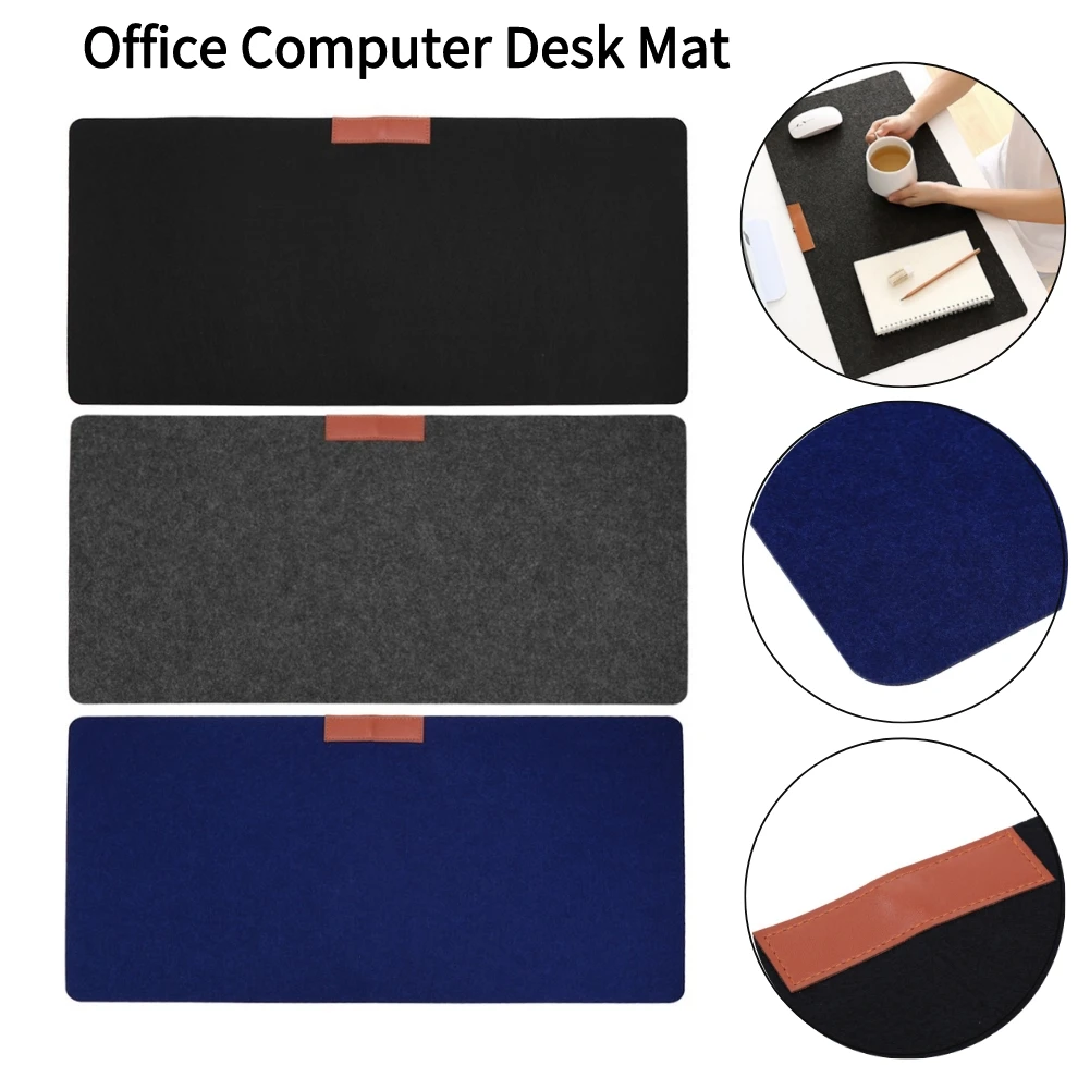 Large Mousepad Anti-slip Desk Mat Home Office Desk Table Mat Keyboard Felt Non-Woven Laptop Cushion Mouse Mats 30x60/33x70cm