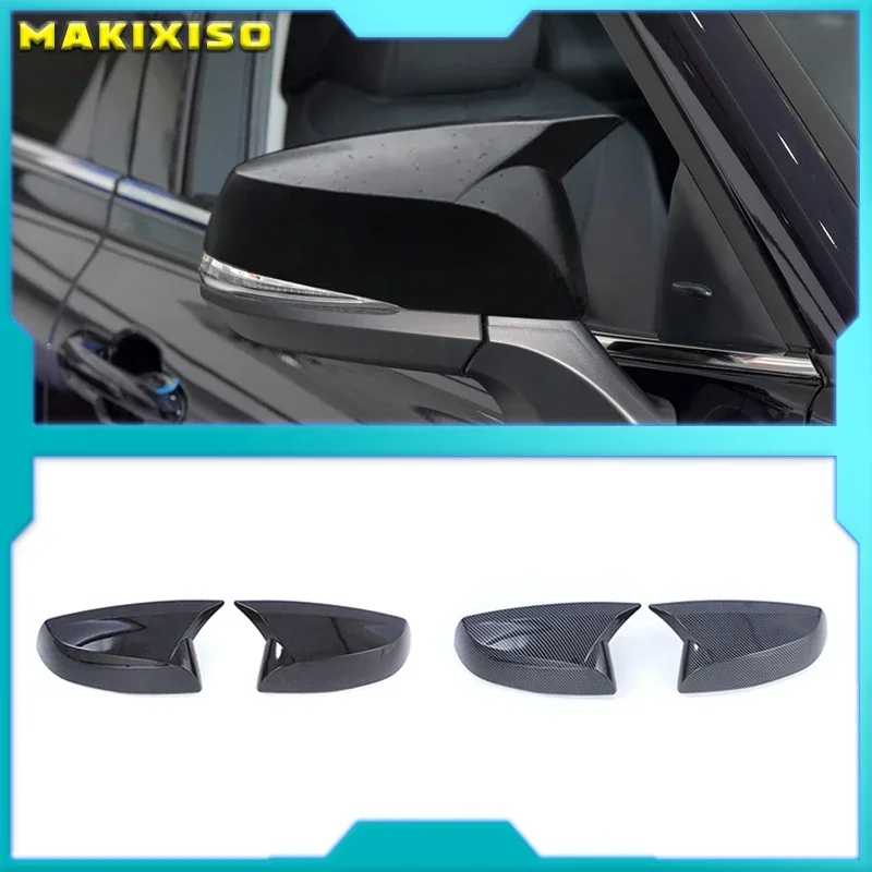 

Carbon Fiber Car Rearview Mirror Cover Side Door Wing Trim for Toyota RAV4 Highlander Sienna 2019 2020 2021