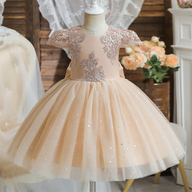 Girls Dresses Kids Birthday Party Formal Princess Dress Size 3 4 5 6 7 8 9  Years | eBay