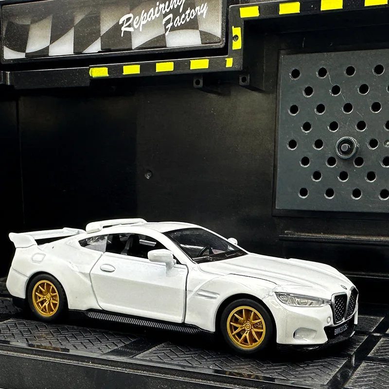 1:47 BMW I7 1:42 BMW CSL 3.0 Alloy Car Diecasts & Toy Vehicles Car Model Miniature Scale Model Car Toy For Children 3
