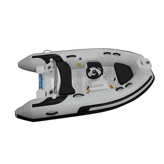 10ft Rowing CE Europe PVC/Hypalon Orca Fiberglass Double Hull Inflatable Boat 3Capacity RIB300