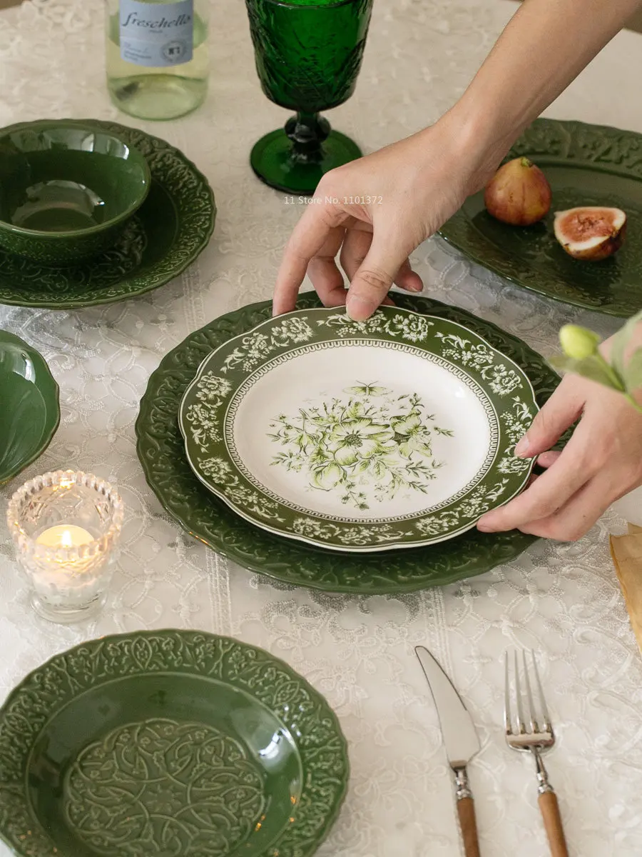 Verde Emerald Green Luxury Dinnerware Set