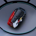 3 BTN carbon red