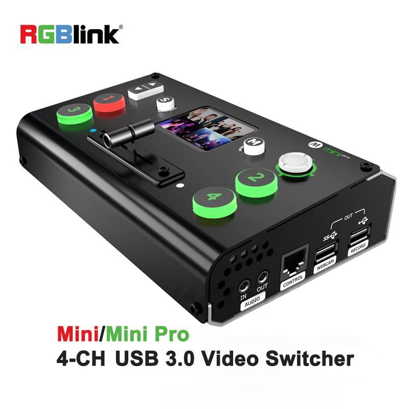 【新品未使用】RGBlink Mini Streaming Switcher Amazon.com: RGBlink Mini+ 4-Channel HDMI Live Streaming