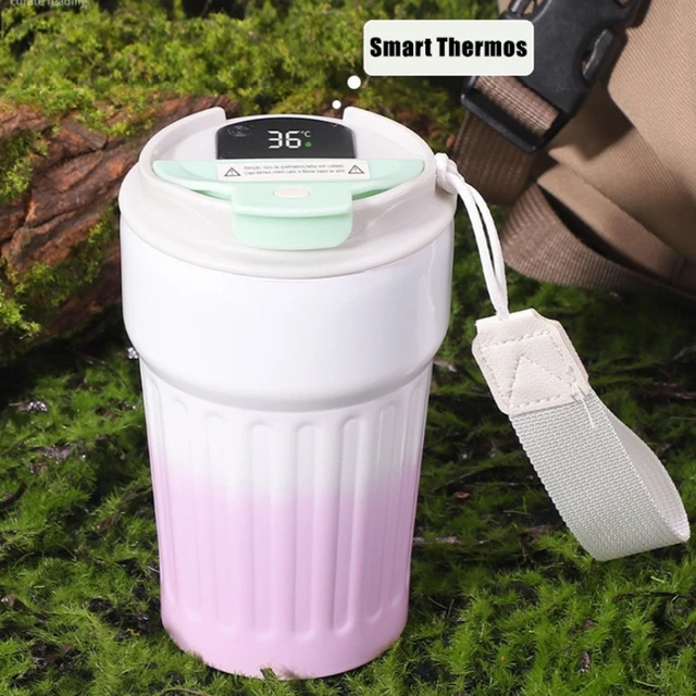 Smart Thermos Bottle for Coffee LED Temperature Display Thermal Mug  Insulated Tumbler taza termica garrafa copo
