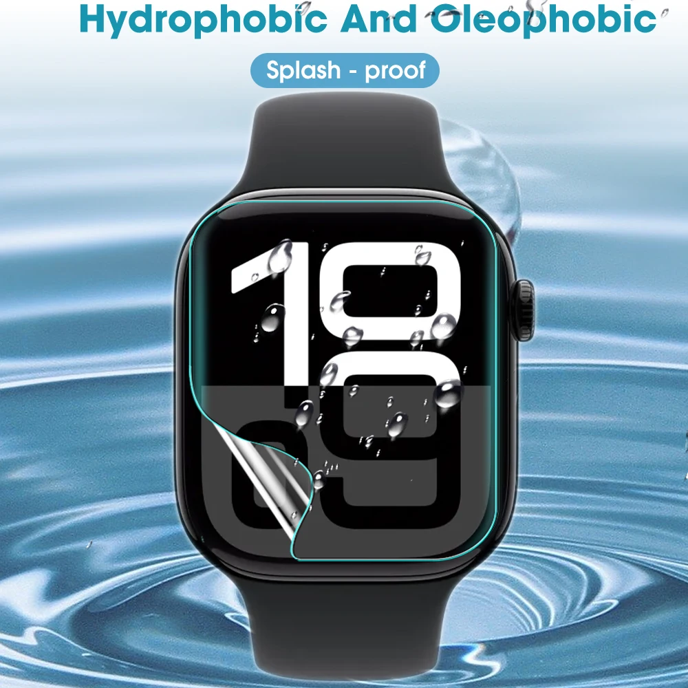 Screen Protector Film for Apple Watch Series 11 10 Ultra 3 2 1 49mm 42mm 46mm 40mm Hydrogel TPU Film for iwatch SE 3 40mm 44mm