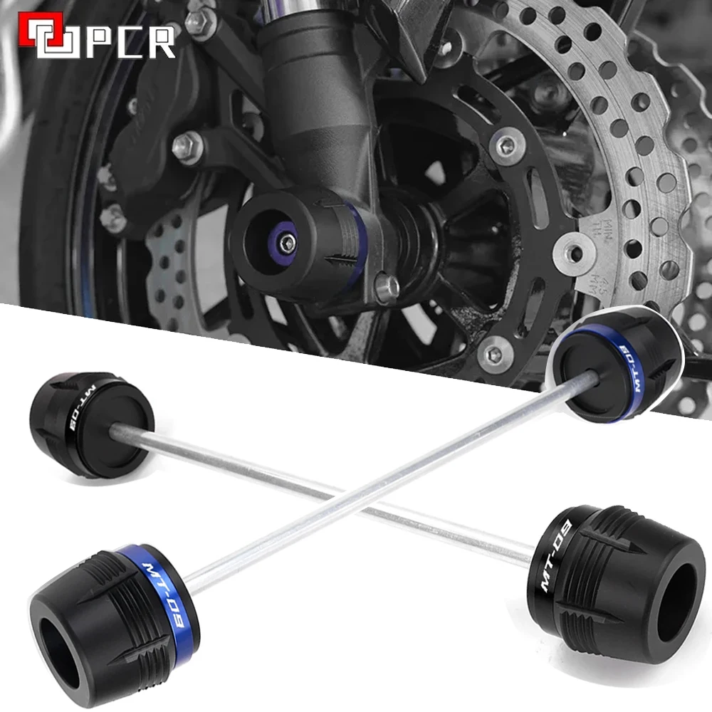 

Для YAMAHA MT-09 SP MT09 Tracer 900/9/GT FZ-09 FJ09 2014-2022 2021 CNC передняя ось колесные вилки слайдеры защита от ударов