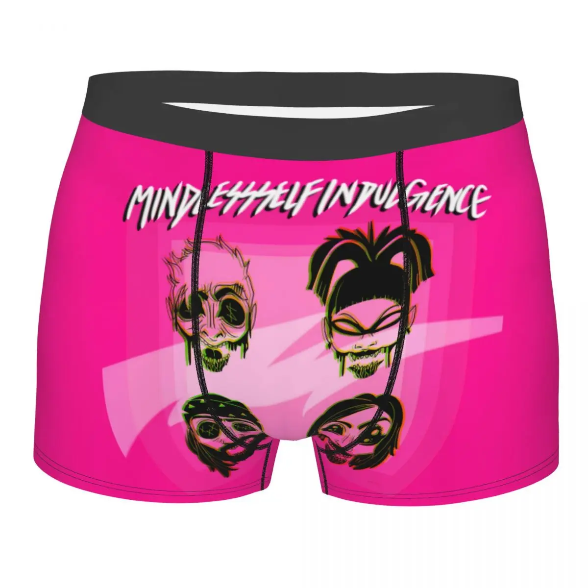 

Мужские трусы-боксеры в стиле панк-рок