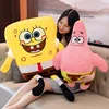 Big Size Cute SpongeBob Patrick Star Plush Toy Very Soft Hug Pillow Stuffed Cartoon Anime Plushies Kawaii Doll Xmas Gifts 1