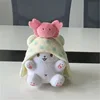 New Cute Marumofubiyori Bear Plush Key chain Kids Stuffed Toys Small Pendant For Children Gifts 10CM 2