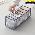 Dormitory closet organizer for socks home separated underwear storage box  24 grids bra organizer foldable drawer organizer