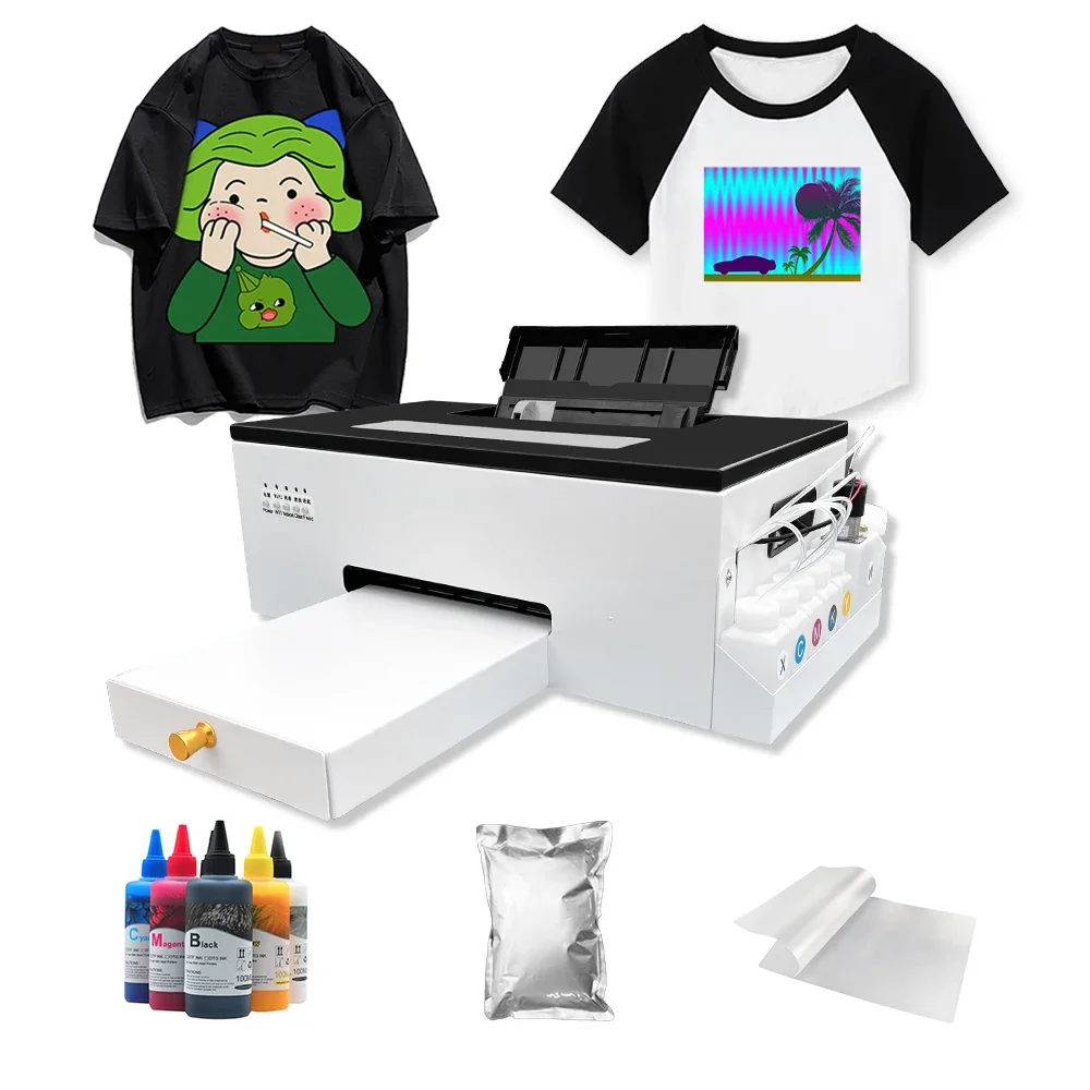 

Economical t shirt A4 mini printing machine L805 printhead heat transfer dtf printer for Printing Clothes