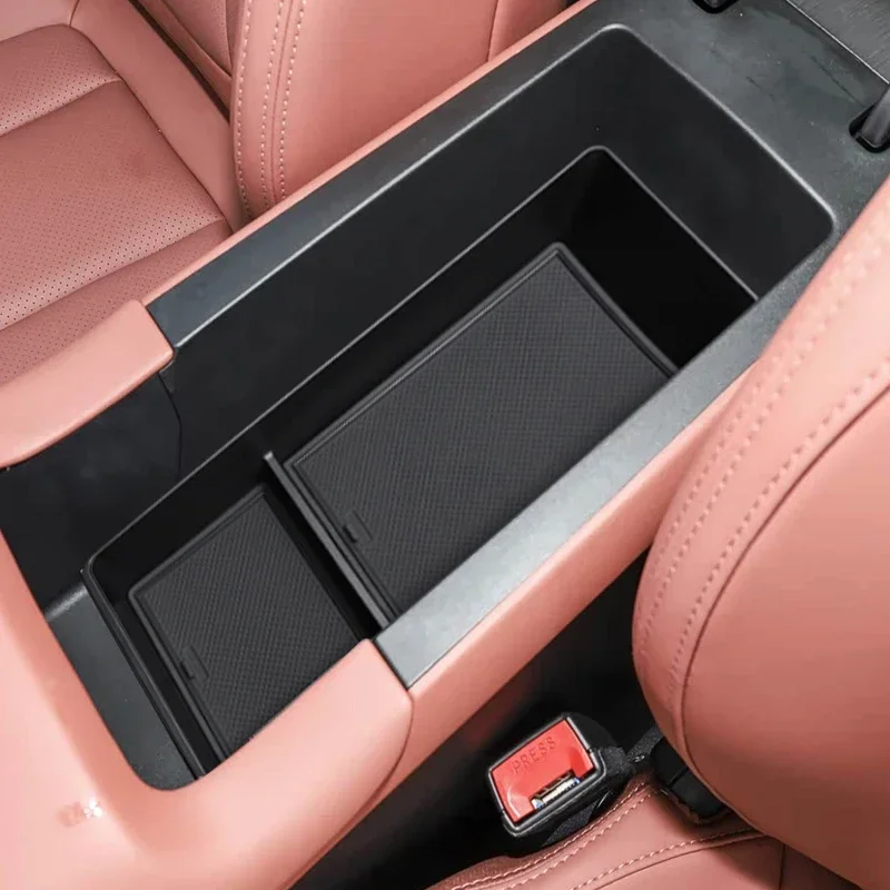 차량 팔걸이 박스 수납함, CHANGAN CS75 PLUS 2025-2026용 하단 중앙 컨트롤 정리함, 무선 충전 패드, 컵홀더