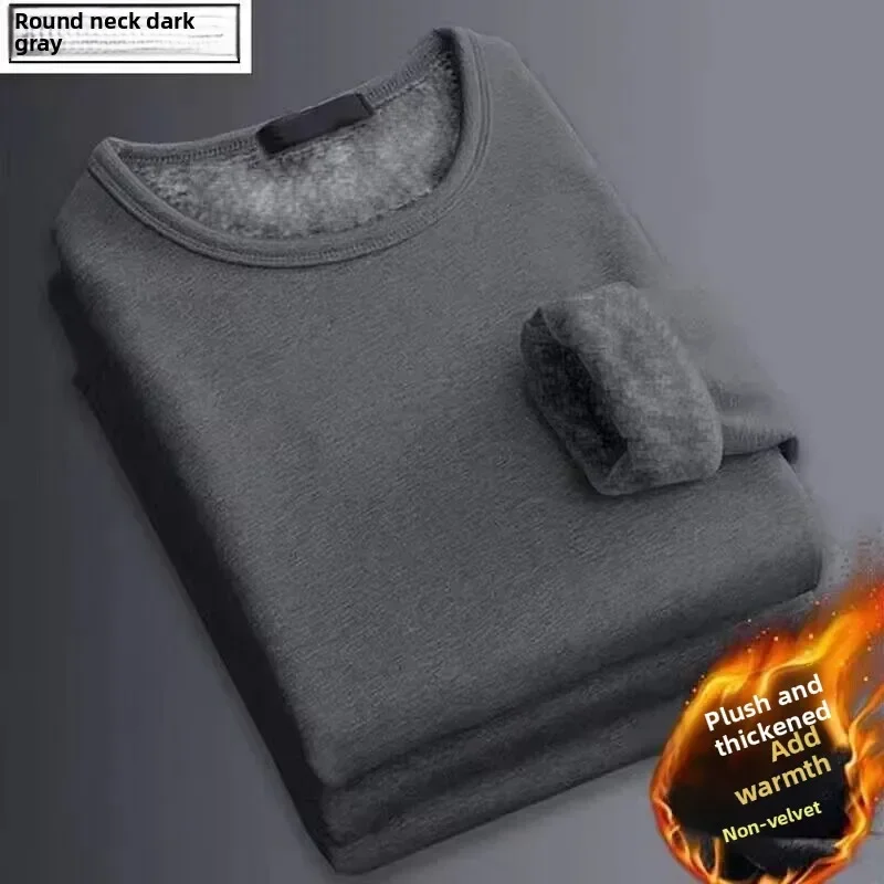 Men's Fleece Lined T-Shirt Side View