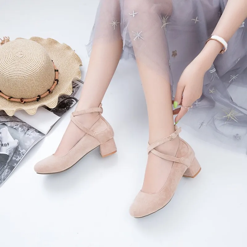 Ochanmeb Soft Faux Suede Pumps for 