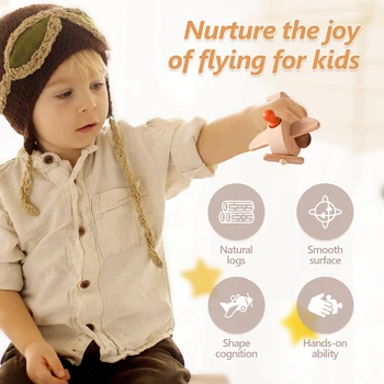 Wooden Aircraft Toy - Wooden Toys 6