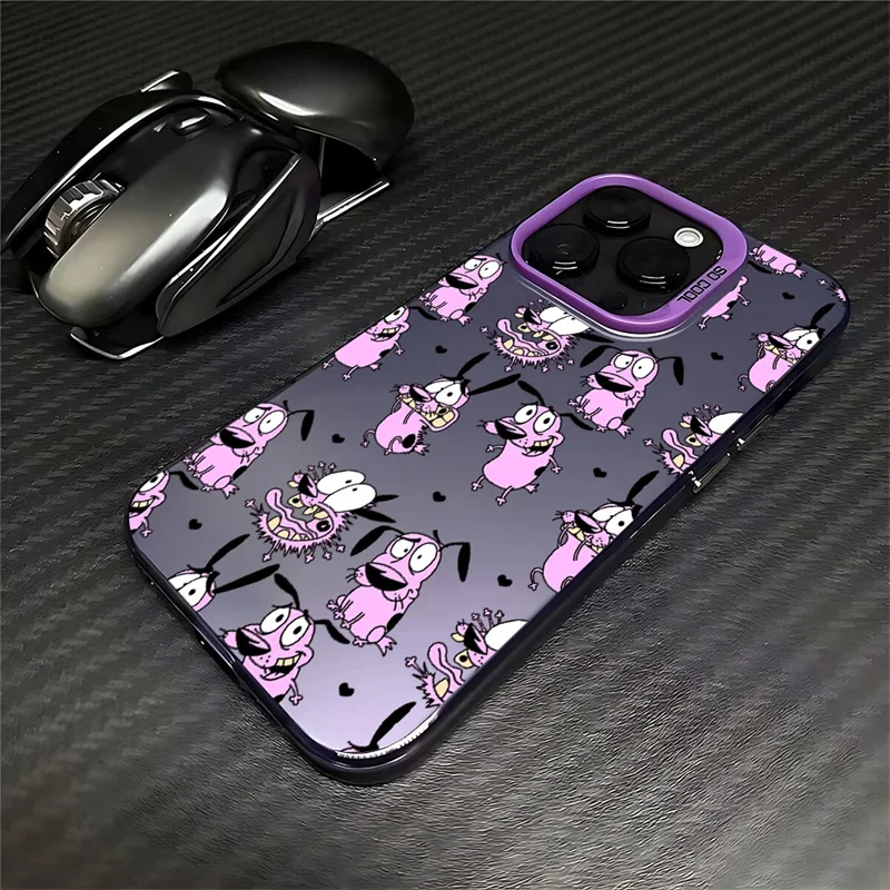 Courage the Cowardly Dog Themed Phone Case - Protective and Stylish Design