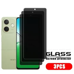 Premium Privacy Anti - Spy Tempered Glass Screen Protector, 9H Hardness for OPPO A5 Pro 4G (3 Front Glass)