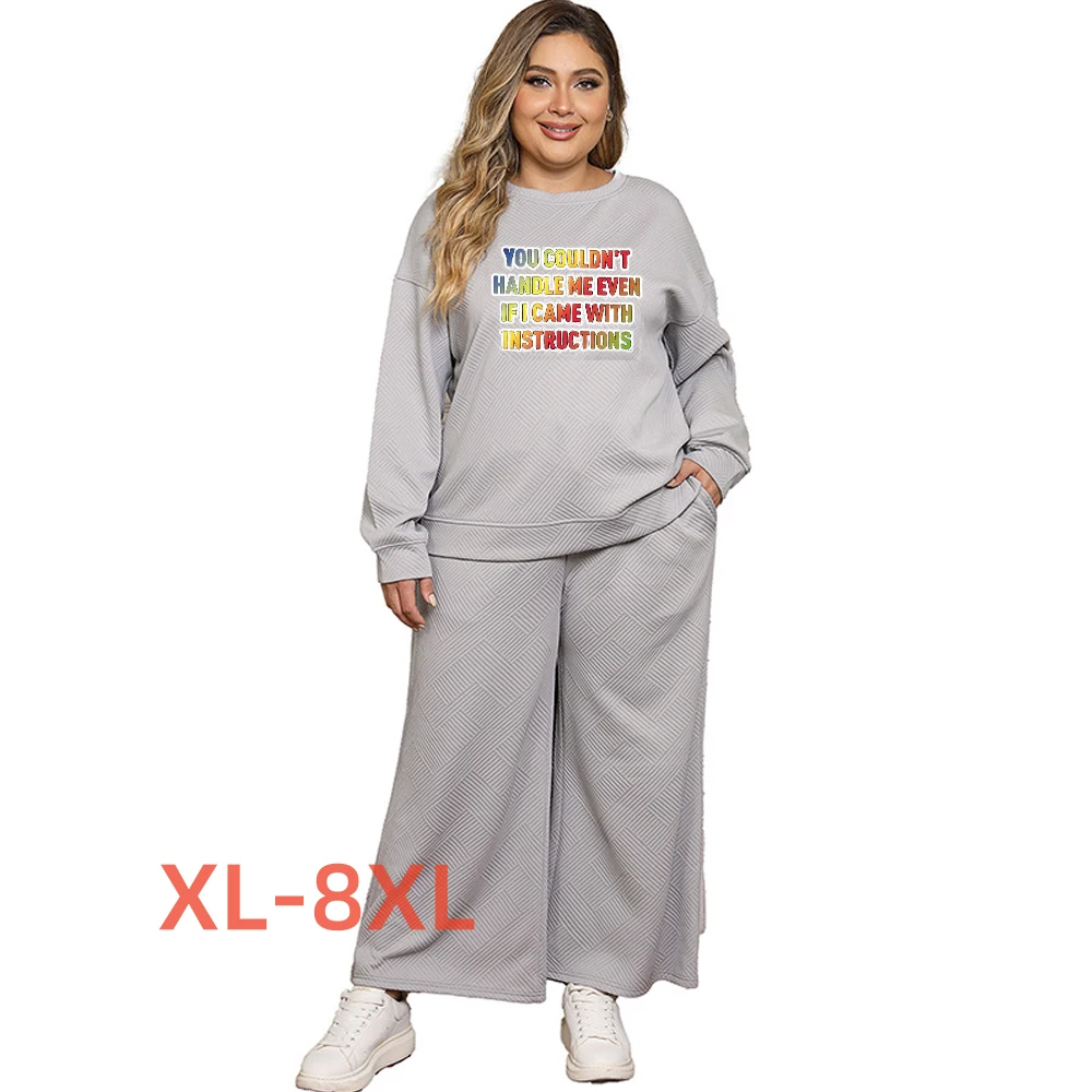 

Женский спортивный костюм, размеры 4xl, 5xl, 6xl, 7xl, 8xl