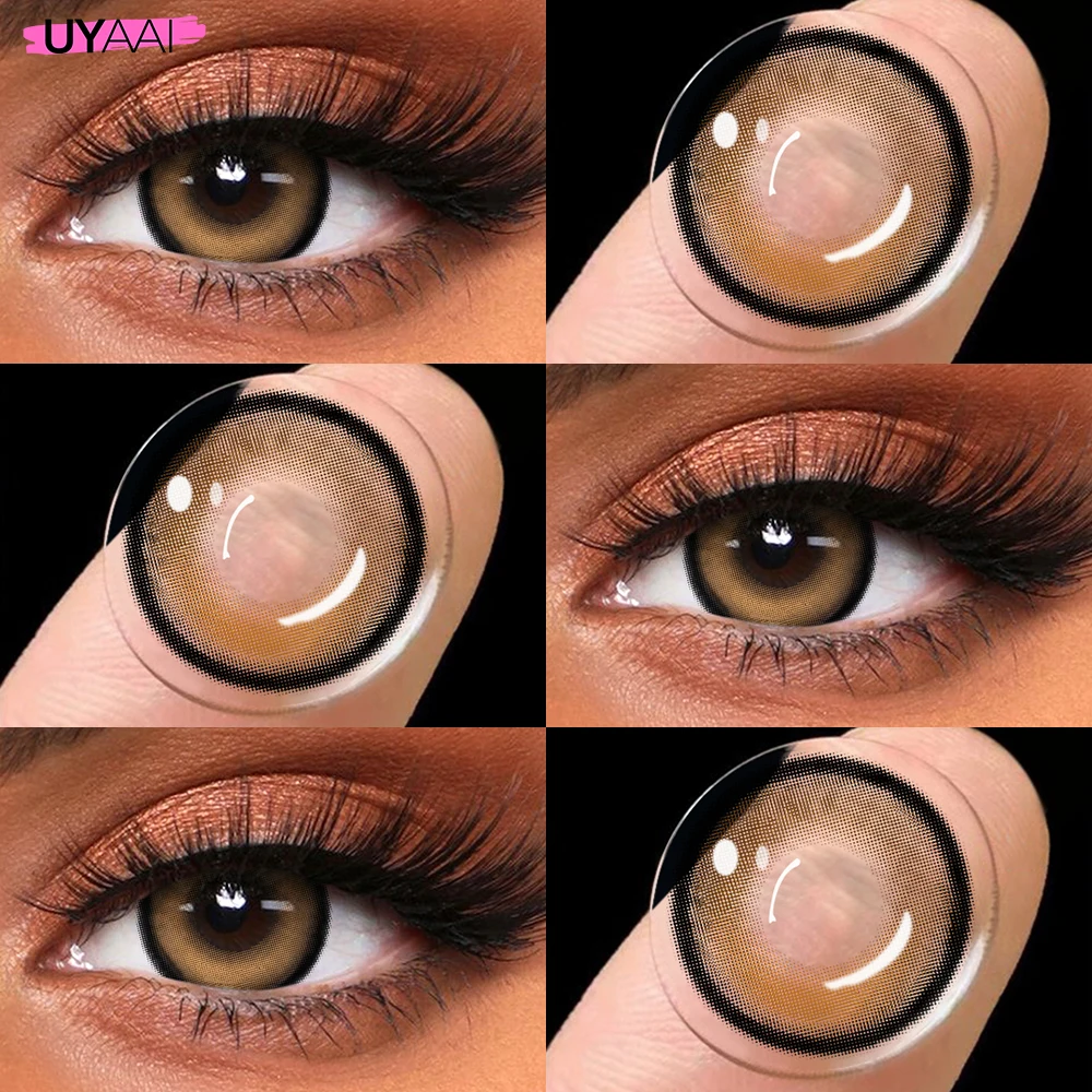 Natural Brown Beauty Lenses - Korean Style Fashion