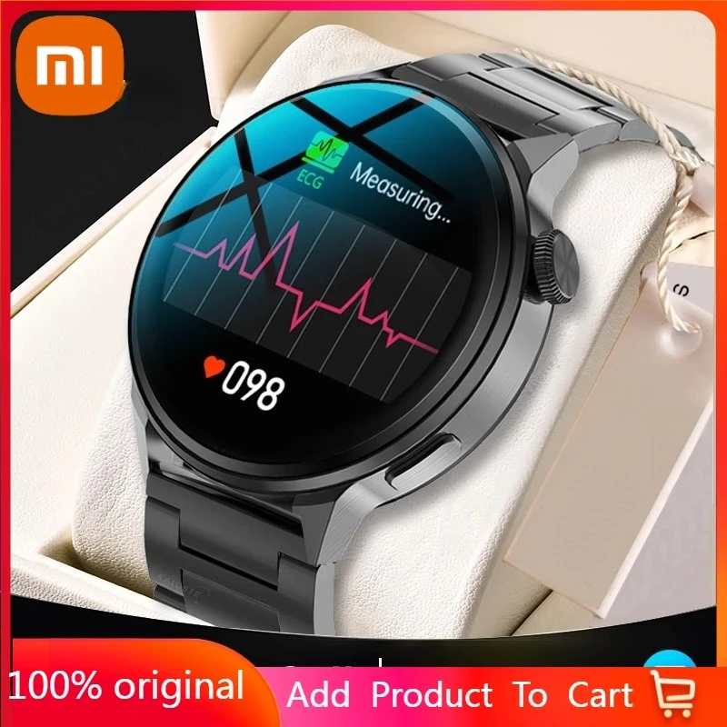 Xiaomi Nfc 390*390 Screen Smart Watch Men With Make Call Gps Track