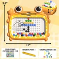 Magnetic Drawing Board for Kids Large Large Magnetic Doodle Board with  Beads Magnetic Dot Art Toddler Educational Montessori Toy - AliExpress