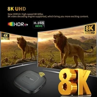 Android 14.0 TV Box 8K Видео Netflix и YouTube Google Assistant HDR 10+ BT 5.0 Allwinner H313 2,4G/5,8 ГГц Wi-Fi Smart Set-Top Box — изображение 6