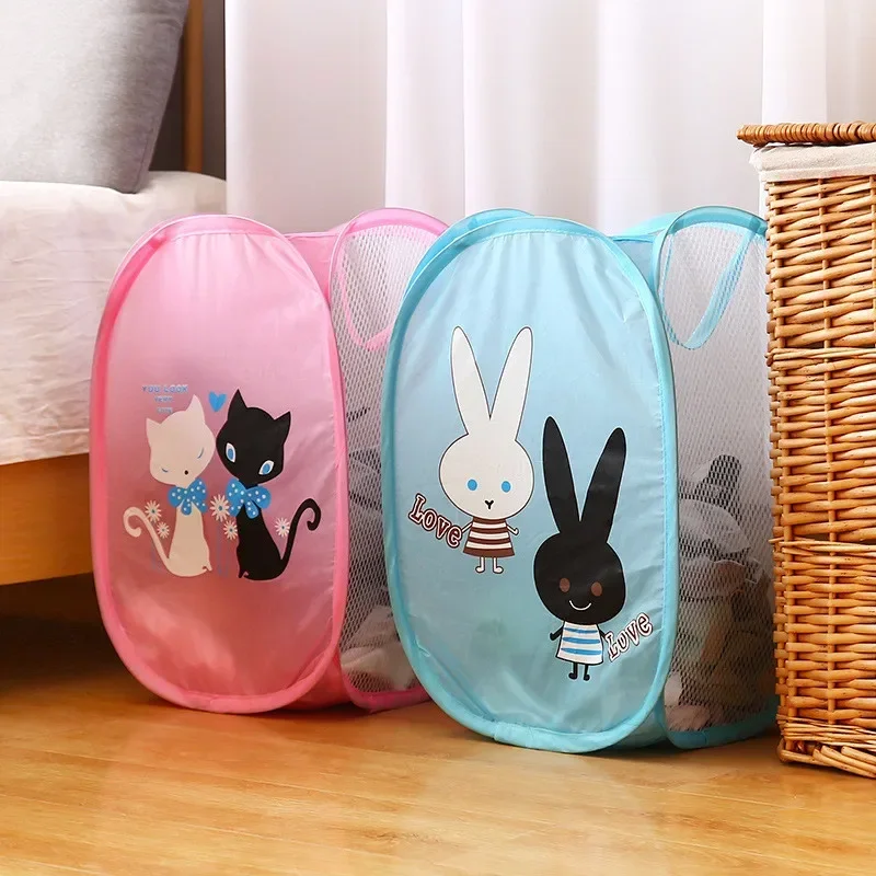 어린이 장난감 보관 바구니, 접이식 의류 세탁 바구니, 어린이 장난감 잡화, 가정 보관 정리
