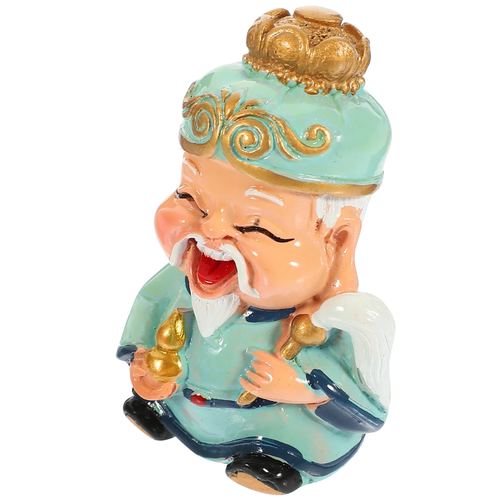 

Tathagata Buddha Ornament Feng Shui Good Luck Lucky Car Home Office Decorations for Porch Resin
