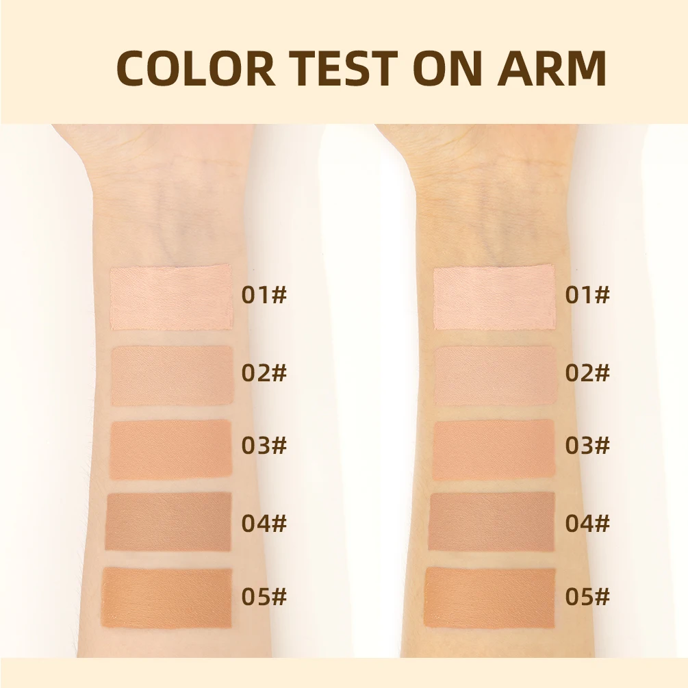 QIBEST Liquid Foundation High Coverage Waterproof Face Concealer Base Cream Lasting Oil-Control Professional Makeup For Women makeup primer primer gel facial primer